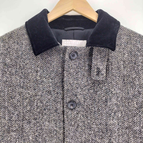 マーガレットハウエル MARGARET HOWELL コーデュロイ襟 サイドアジャスター チンストラップ ウール ハンティング ジャケット メンズ  L